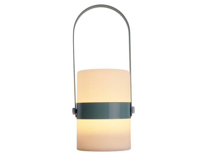 Lampe à accu Neo gris-bleu\, poignée incluse