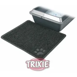 Trixie Vorleger für Katzentoiletten | PVC, 37 × 45 cm, anthrazit