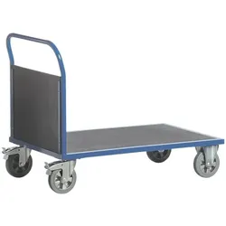 ROLLCART Stirnwandwagen 100x70 cm Ladefläche blau, 112x99x70 cm