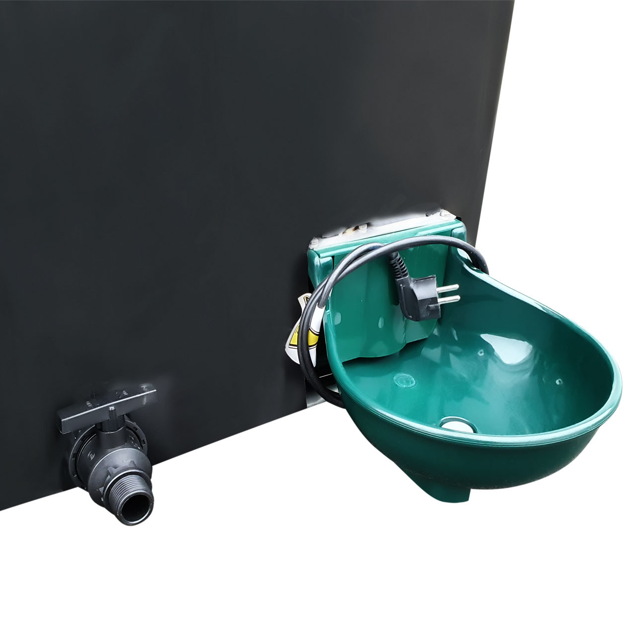 REKUBIK 600l IBC Container Frostschutz (-25°C) mit Tränkebecken NEU