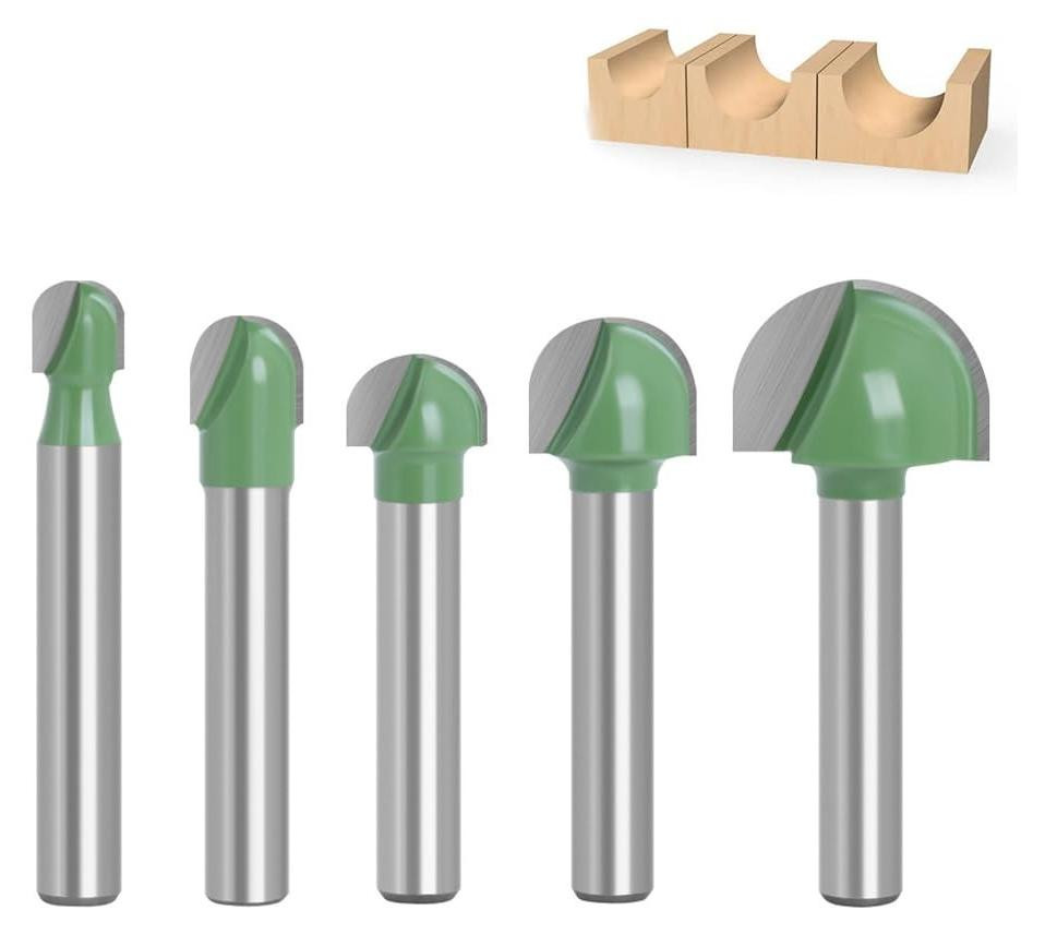 5-delige houtbewerking frees set