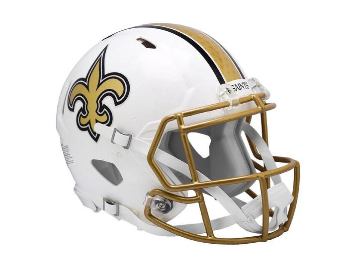 Riddell Sammelfigur Speed Authentic Helm New Orleans Saints OnField