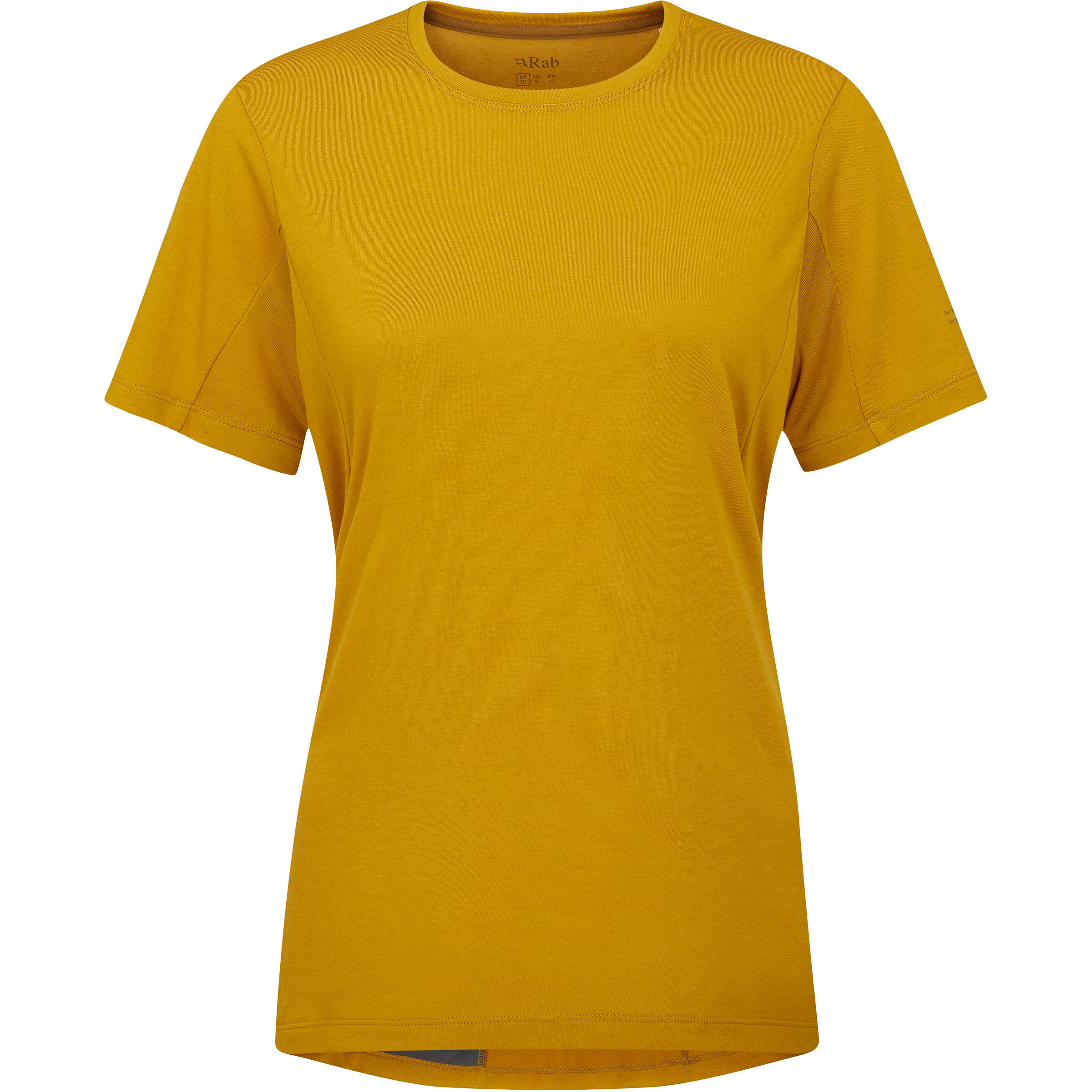 Rab Cinder Crimp Damen T-Shirts gelb Größe S Mountainbike | Gravel Lyocell (Tencel)
