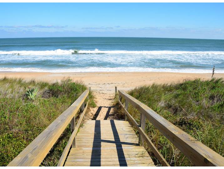 Fototapete PAPERMOON Dunes St Augustine , bunt, B:5m L:2,8m, Vlies, Tapeten, Fototapete