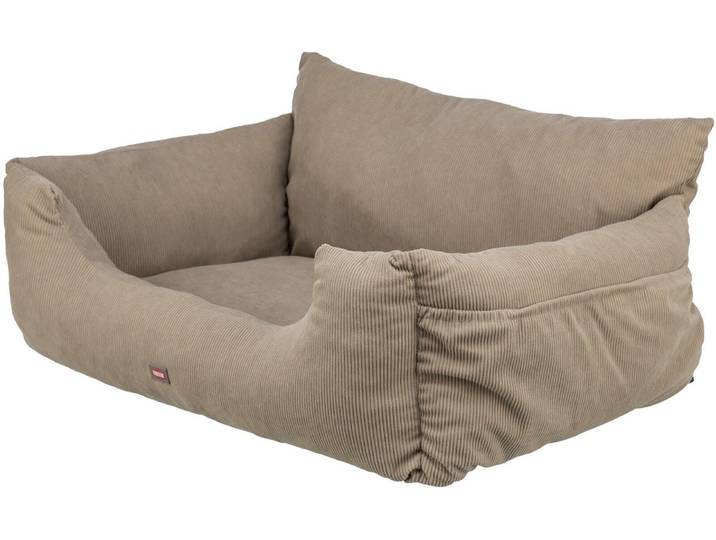 Hunde-Autositz TRIXIE für Hunde , beige (taupe), B/H/L: 60cm x 35cm x 80cm, Tierbetten, Hunde-Autositz