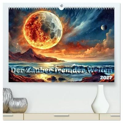 Der Zauber fremder Welten (hochwertiger Premium Wandkalender 2027 DIN A2 quer), Kunstdruck in Hochglanz