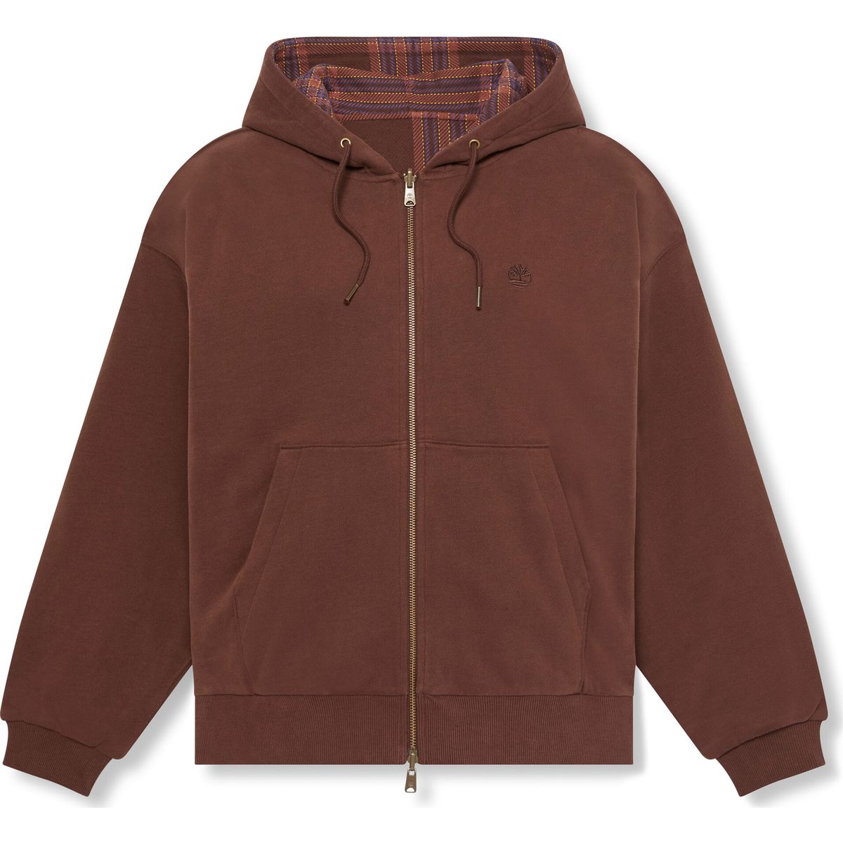 Timberland Mens Reversible Hoodie chicory coffee XL TBC0YH8RAJD1-XL