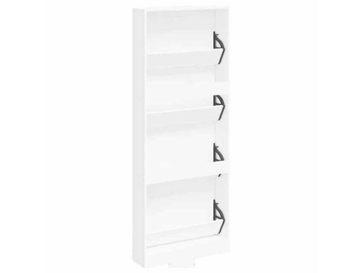 NEUF Meuble de rangement élégant abri de chaussures - Armoire à chaussures Blanc 59 x 17 x 150cm Bois d'ingénierie FR00_62804869148