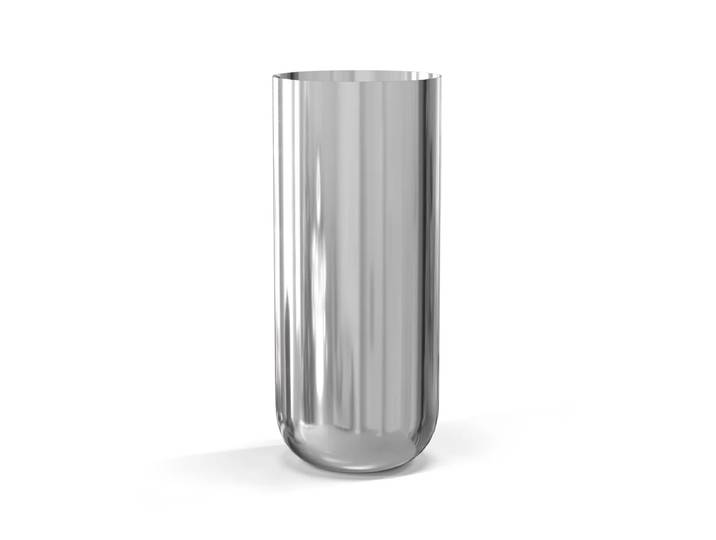 Nichba Design - Vase, H 24 cm, Edelstahl
