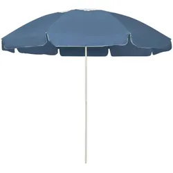 vidaXL Strandschirm Blau 240 cm