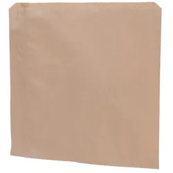 BIOZOYG 1000 Stück Papierflachbeutel braun 17,5x17,5cm Papiertüten, Papier-Beutel, Snack Taschen - biologisch abbaubar, umweltfreundlich, nachhaltig