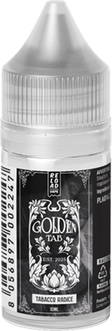 Reload Vape Tabacco Radice Golden Tab Aroma Mini Shot 10ml Tabacco Liquirizia