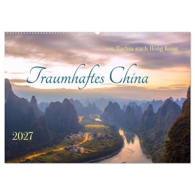 Traumhaftes China (Wandkalender 2027 DIN A2 quer), CALVENDO Monatskalender