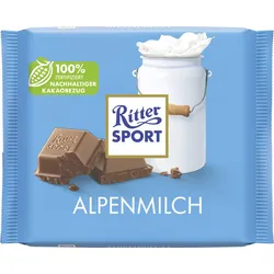 Ritter SPORT Alpenmilch Schokolade 100,0 g