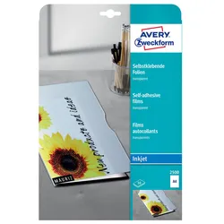 AVERY Zweckform InkJetfolien 2500 transparent