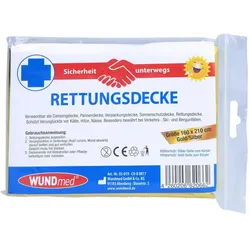 Rettungsdecke 160x210cm Gold/Silber