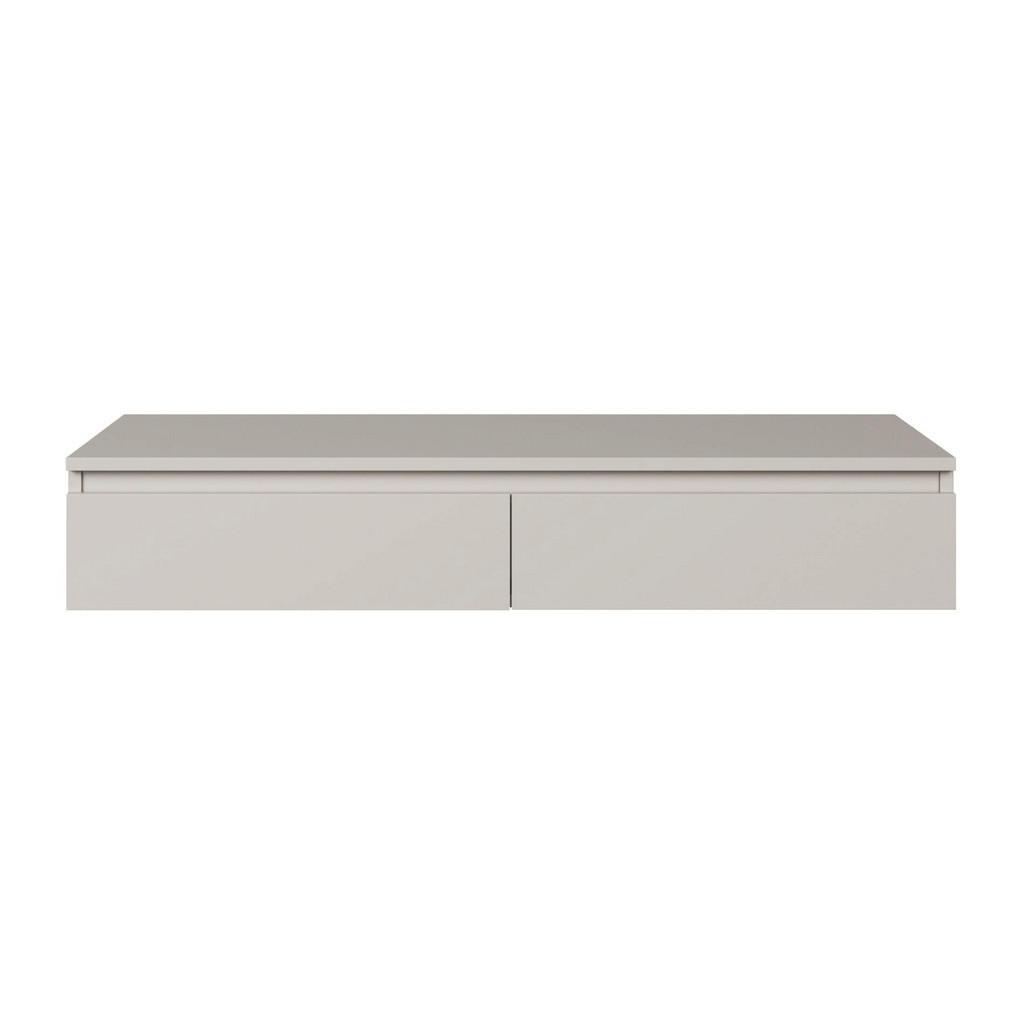 Selsey Hängeschreibtisch, Kaschmir, Holzwerkstoff, 2 Schubladen, Rechteckig, 120x19x50 cm, Arbeitszimmer, Schreibtische, Bürotische