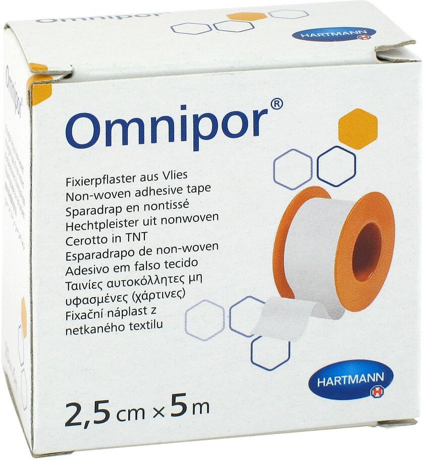 Omnipor Fixierpflaster Vlies 2,5 cmx5 m 1stk