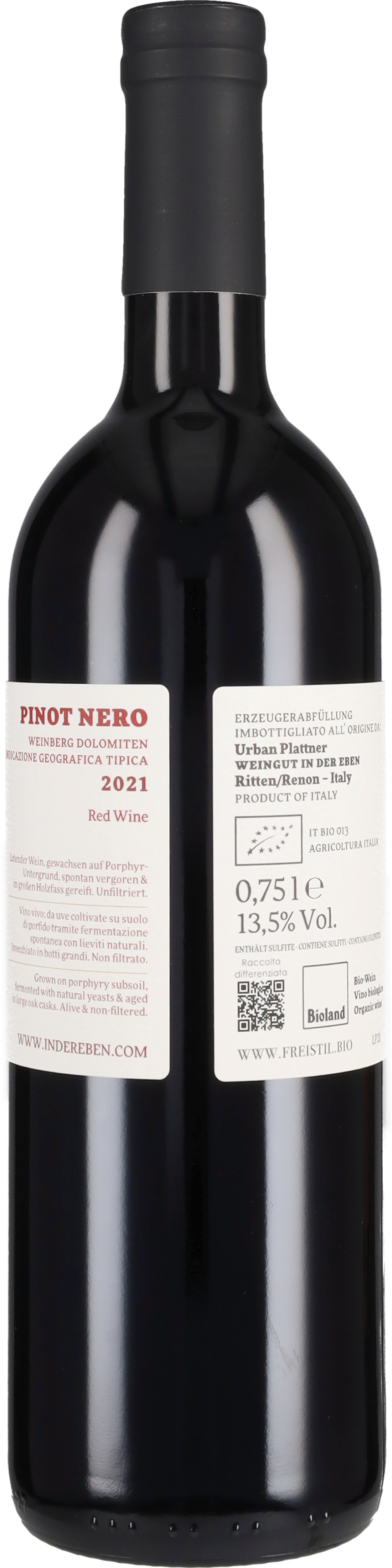 Pinot Noir In Der Eben 2021