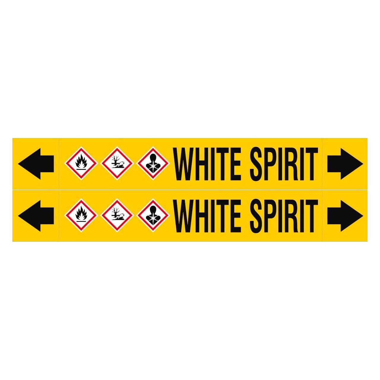 Brady ASME - Rohrmarkierer - White Spirit (ASMEPM-50X345MM-WHITE SPIRIT)
