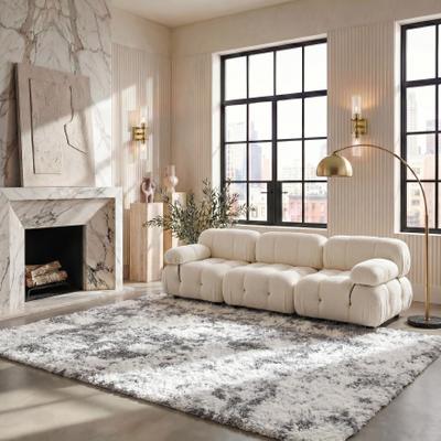 SAFAVIEH Lindsay Shag Rachayl Modern Abstract 2-inch Thick Rug
