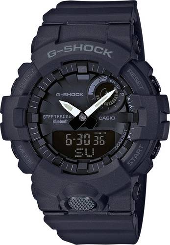 Casio Quarz Armbanduhr GBA-800-1AER (L x B x H) 54.1 x 48.6 x 15.5mm Schwarz Gehäusematerial=Harz Material (Armband)=Harz