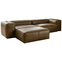 SOFA CELESTE Dunkelgrün Leder