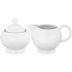 Seltmann, Milchkanne, Lido Black Line Milch & Zuckerset (0.23 l)