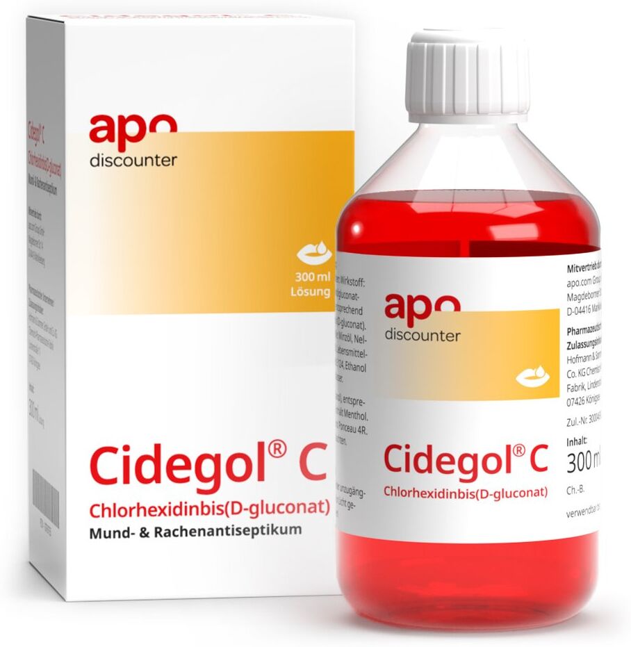 Chlorhexidin Cidegol C Mundspüllösung von apodiscounter