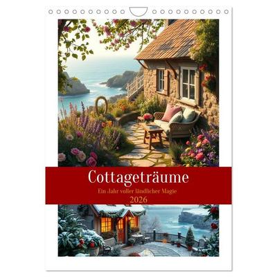 Cottageträume - Ein Jahr voller ländlicher Magie (Wandkalender 2026 DIN A4 hoch), CALVENDO Monatskalender