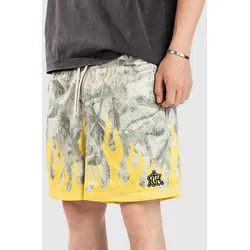 Ninth Hall Fade Shorts camo flame Gr. M