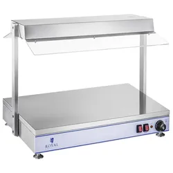 Helloshop26 - Speisenwärmer mit Halogenlampen 1100 Watt Edelstahl 14_0001013