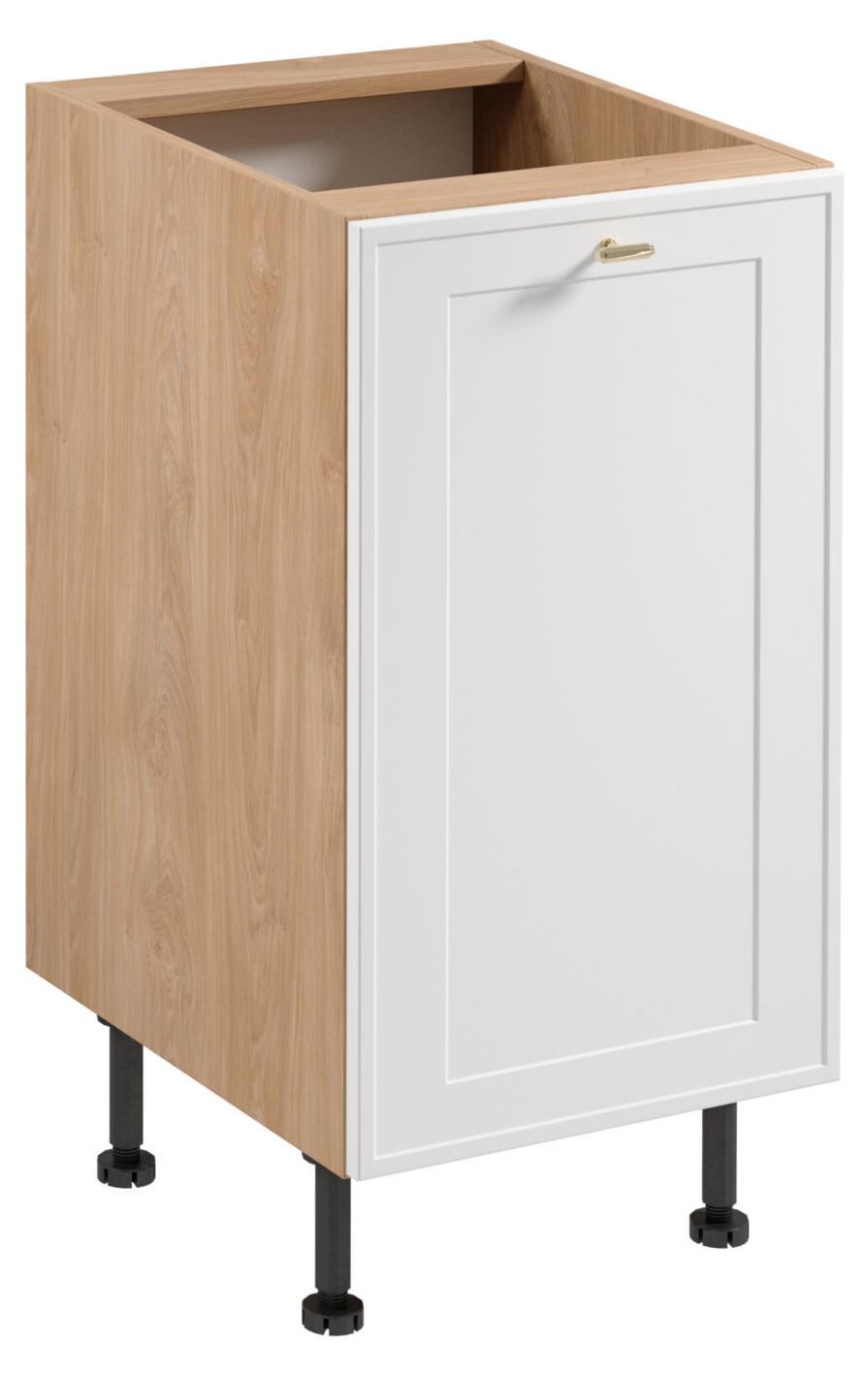 Küchenschrank Unterschrank Schrank Holzschrank Beige-Weiß Küchenmöbel