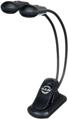 K&M 12259 Double2 LED FlexL Akku Noir