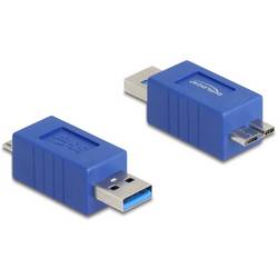 Delock USB 2.0 Adapter [2x USB-A Stecker - 1x USB 2.0 Stecker Micro-B] 67214