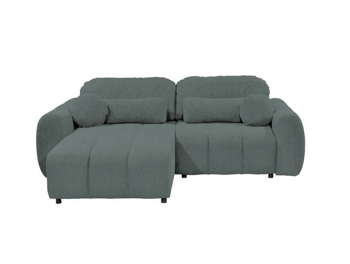 ED EXCITING DESIGN Ecksofa Bubble L-Form mit Schlaffunktion und Bettkasten, Schlaffunktion, Bettkasten, beidseitig montierbar