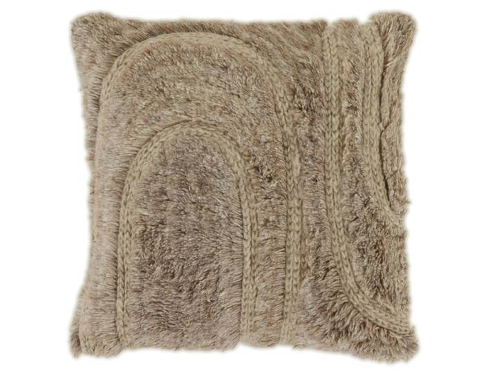 Modern Teppich Kissen Teppich 51x51 Handgewebt Orientteppich Quadratisch Wolle