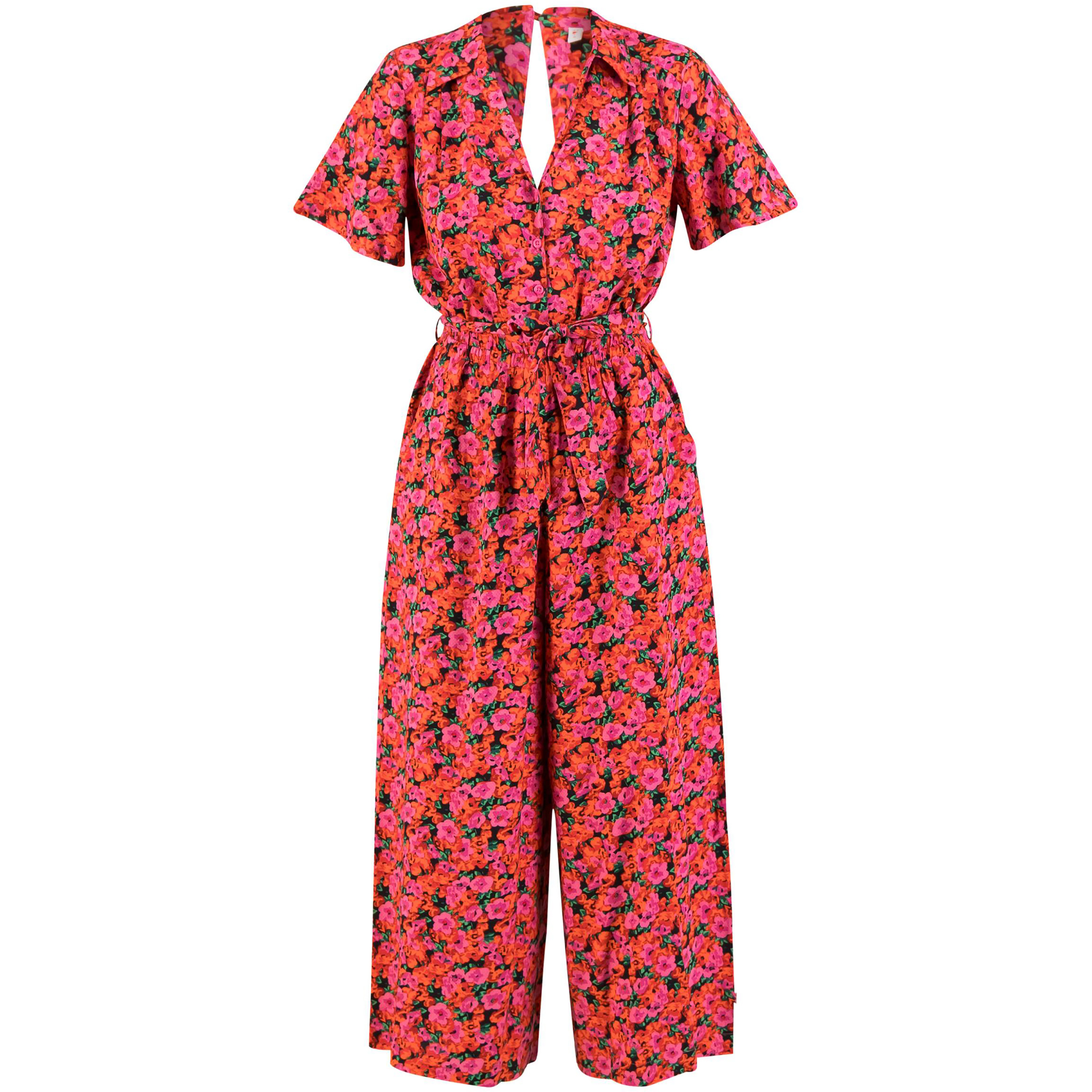 Blutsgeschwister Charming Steps Jumpsuit Damen Jumpsuits rot Größe M Lifestyle Atmungsaktiv