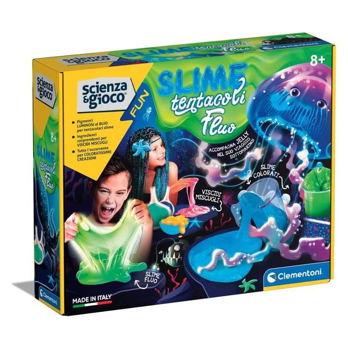 Clementoni Science & Game - Fluo Tentacles Slime (19351)