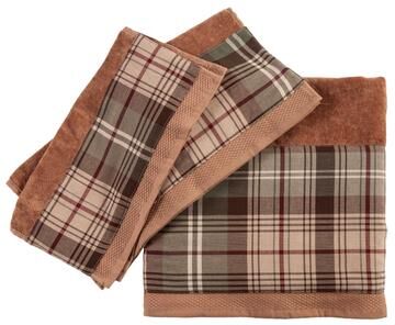 Paseo Road by HiEnd Accents Huntsman Plaid Towel Set, 3PC