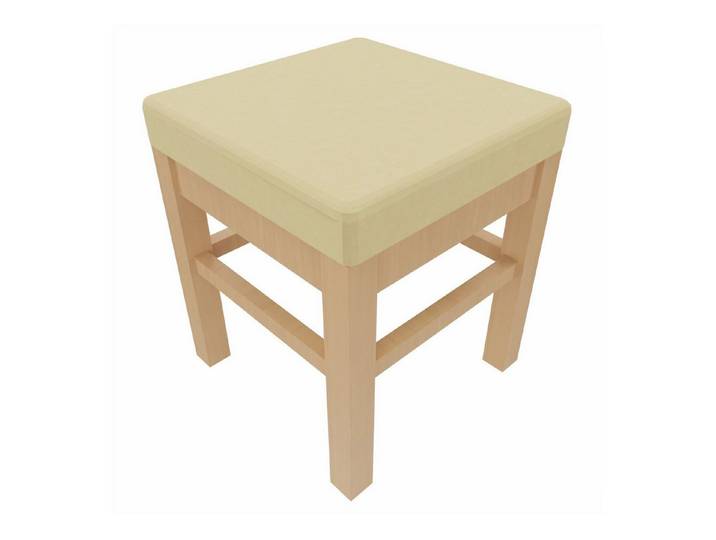 einrichtungsdesign24 Sitzhocker Schwerlasthocker Alexander – Robust bis 250Kg – 47cm Sitzhöhe, bis 250kg belastbar