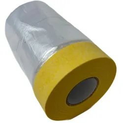Abdeckfolie mit Malerkrepp Masker Tape 550mmx20m 5x