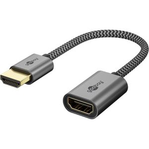 Goobay HDMI-Adapter High Speed Flexadapter, 79145, HDMI Buchse auf HDMI Stecker