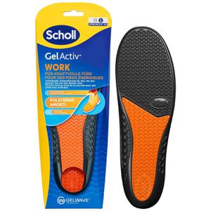 Scholl Einlegesohlen GelActiv Work Men, 1 Paar, für Arbeitsschuhe, Gr. 40-46,5