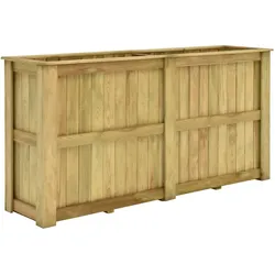 vidaXL Hochbeet 196 x 50 x 100 cm Kiefernholz Imprägniert