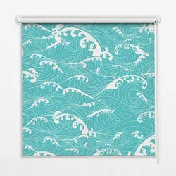 INNENROLLO - Fensterrollo - Rollo - 150x180 cm - Wellen