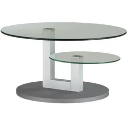 Couchtisch  Hadar , silber , Maße (cm): H: 43  Ø: 80