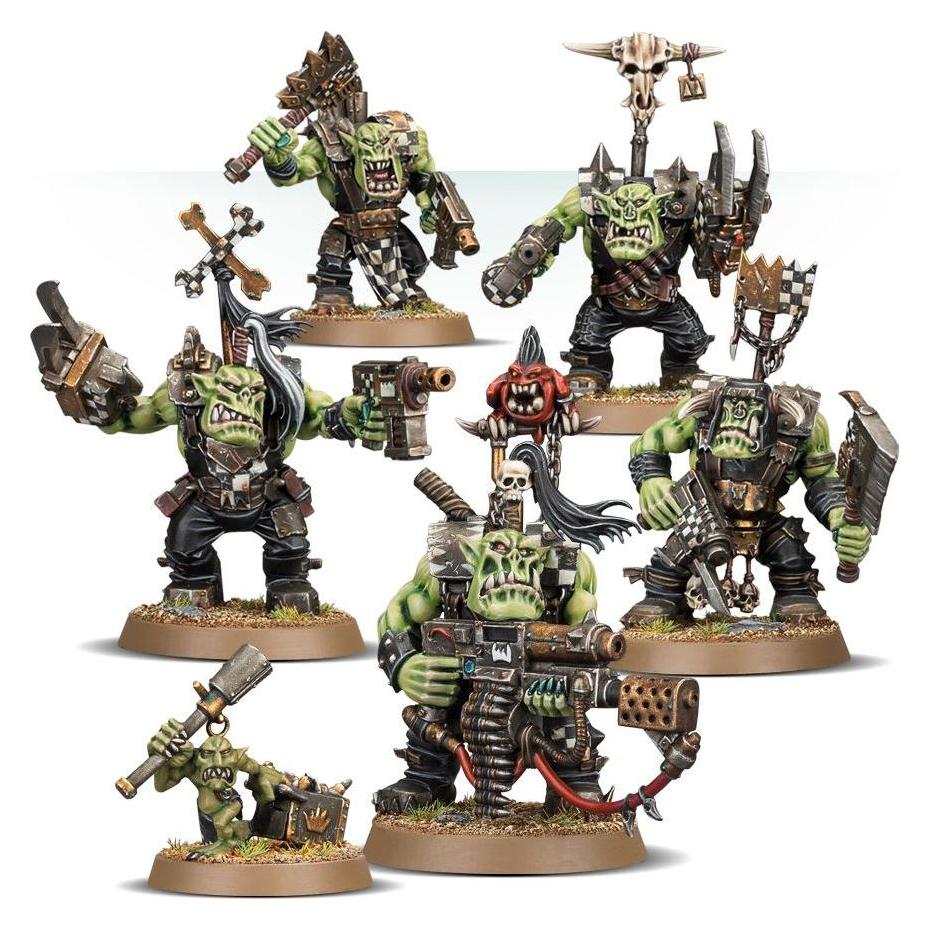Games Workshop Warhammer 40k - Orks Nobz (2018) (Kunststoff) (50-12)