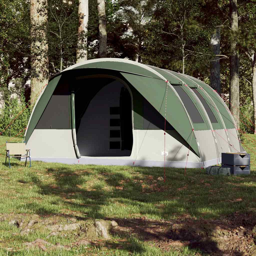 vidaXL Tente familiale tunnel 7 personnes vert imperméable