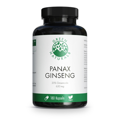 Heilpflanzenwohl GmbH GREEN NATURALS Panax Ginseng hochdos.vegan Kapseln 148 g 18386773